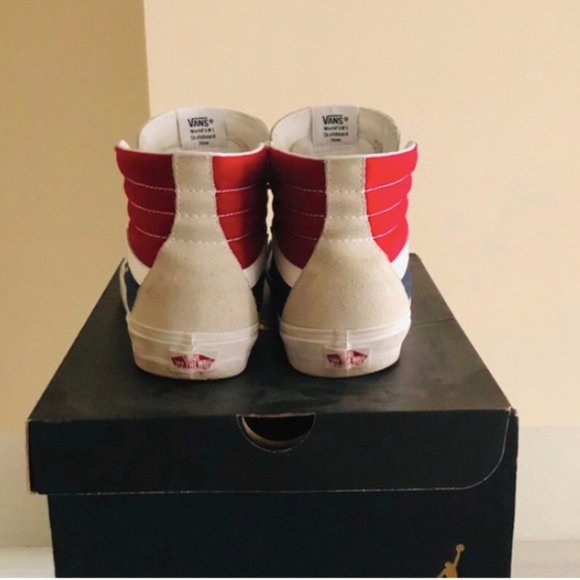 Vans sk8-hi reissue white/red - Picture 3 of 3